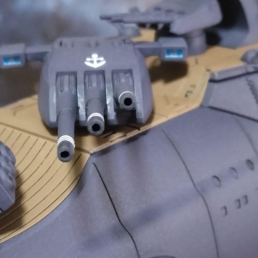 ワ*ル様 1/1000宇宙戦艦ヤマト3199 LED発光全塗装完成品