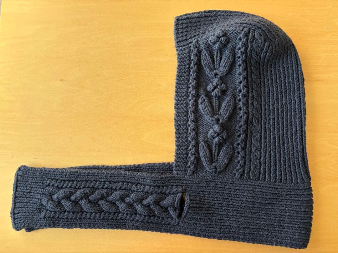 YUKI FUJISAWA ニット　マフラー　バラクラバ