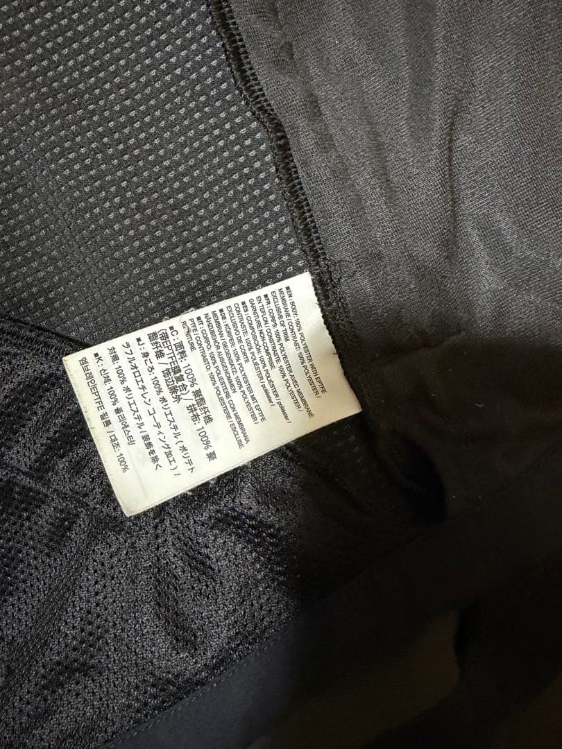 ARC'TERYX Argus Jacket BLACK Sサイズ