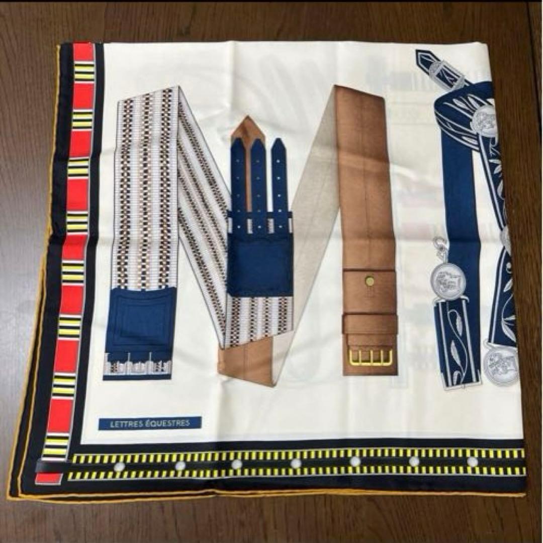 エルメス　HERMES カレ90　シルクスカーフ　レトルエケストル