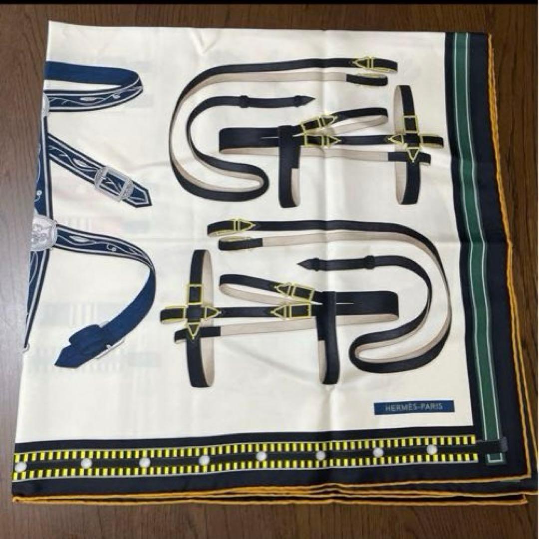 エルメス　HERMES カレ90　シルクスカーフ　レトルエケストル