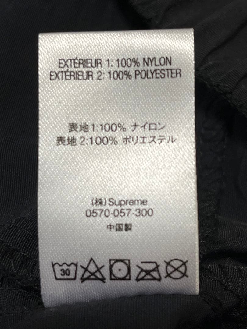 SUPREME☆ナイロンパンツ XL 黒 used美品