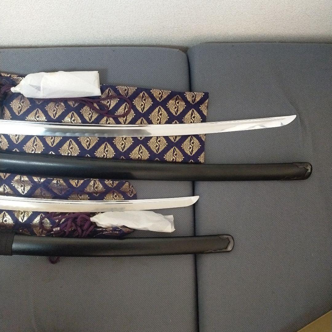 居合刀　模造刀　武蔵拵 藤原兼房 宮本武蔵　日本刀　刀剣　鉄鍔　刀袋　美品