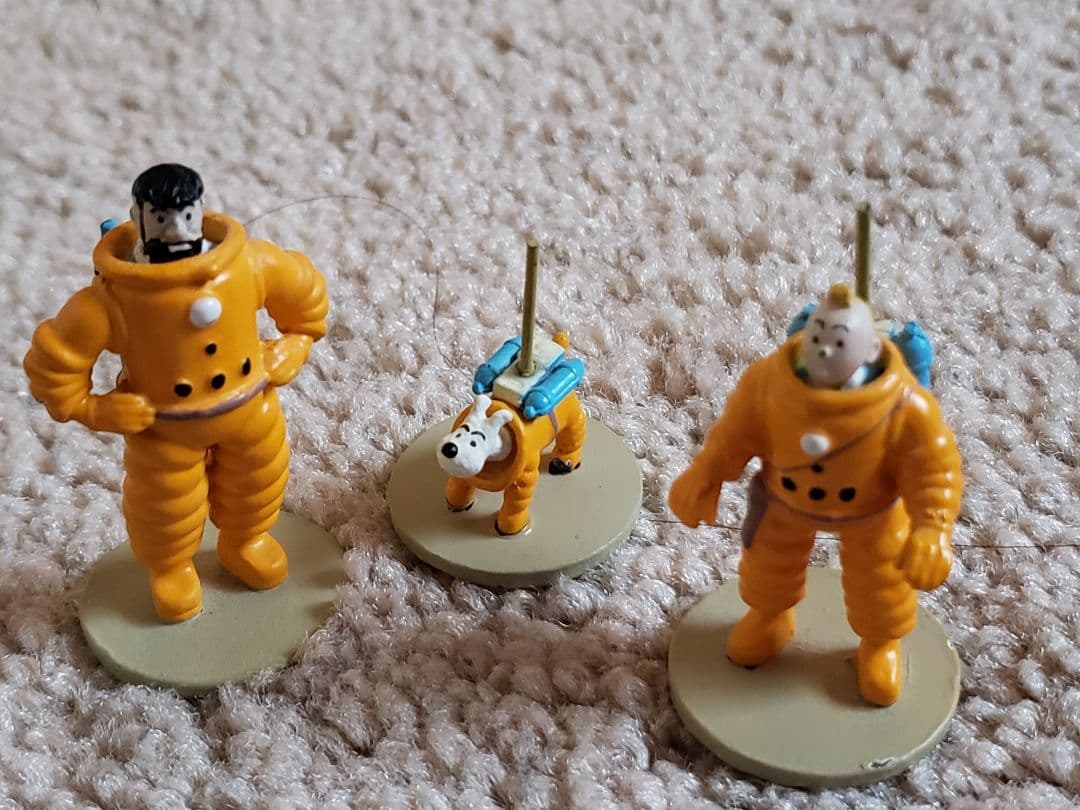 「タンタンの冒険旅行」月旅行3体セット