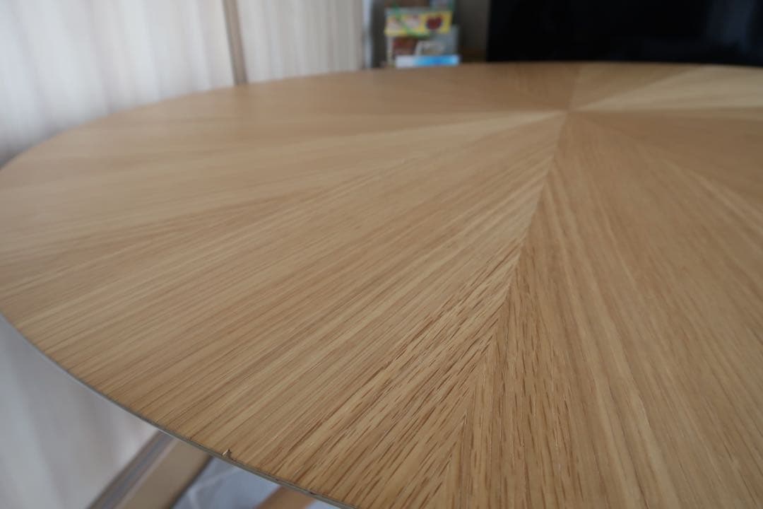 120cm 円形木製　ダイニングテーブル