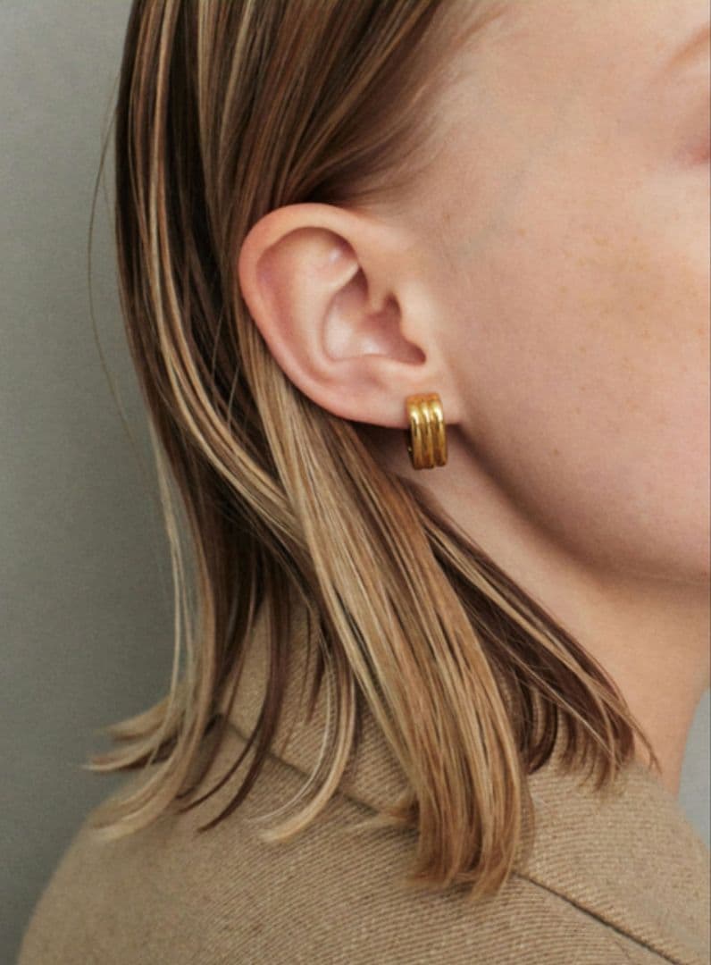 LAVER ラバー　HEART ピアス GOLD（両耳）ハートピアス