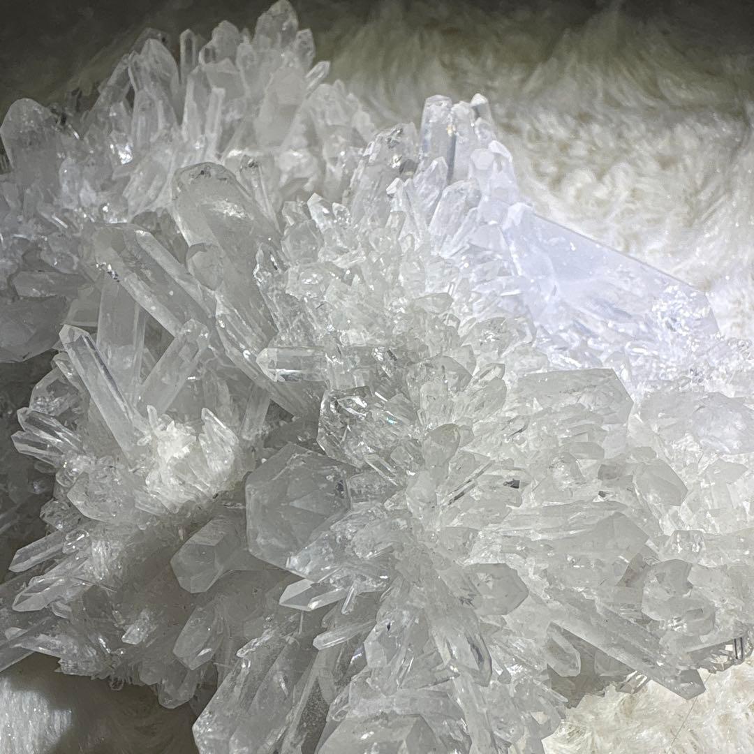 水晶クラスター　菊花水晶　ブレスレット浄化　天然石　置物