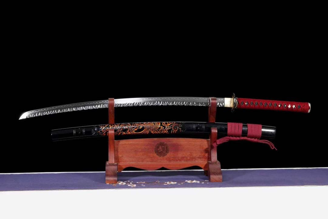 石紋龍武蔵 美術刀 刀装具 模擬刀 日本刀 模造刀 武具 舞踊刀 稽古