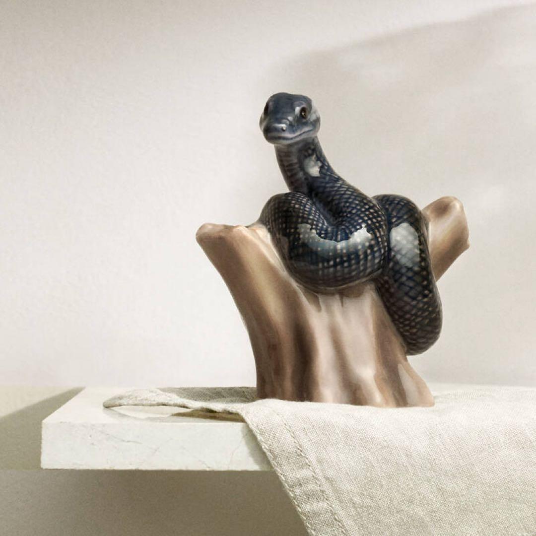 新品未使用 ロイヤルコペンハーゲン 干支フィギュリン 2025 スネーク 蛇