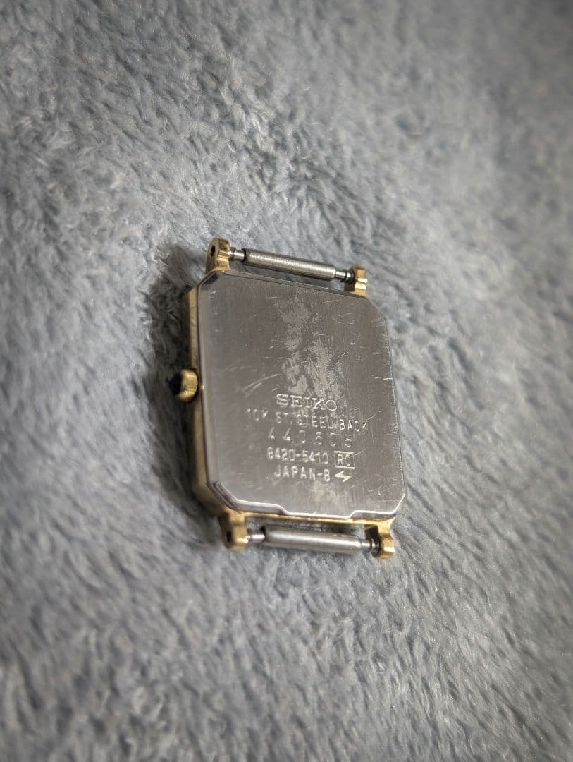SEIKO エクセリーヌ 10K×SS 8420-5410 腕時計 クォーツ