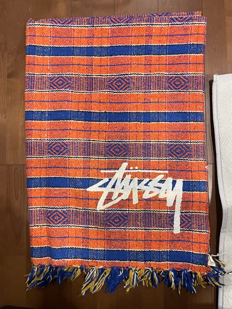 【希少】STUSSY 大判メキシカンラグ マット ブランケット