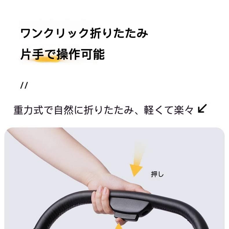 ワンタッチ自立式折りたたみペットカート
