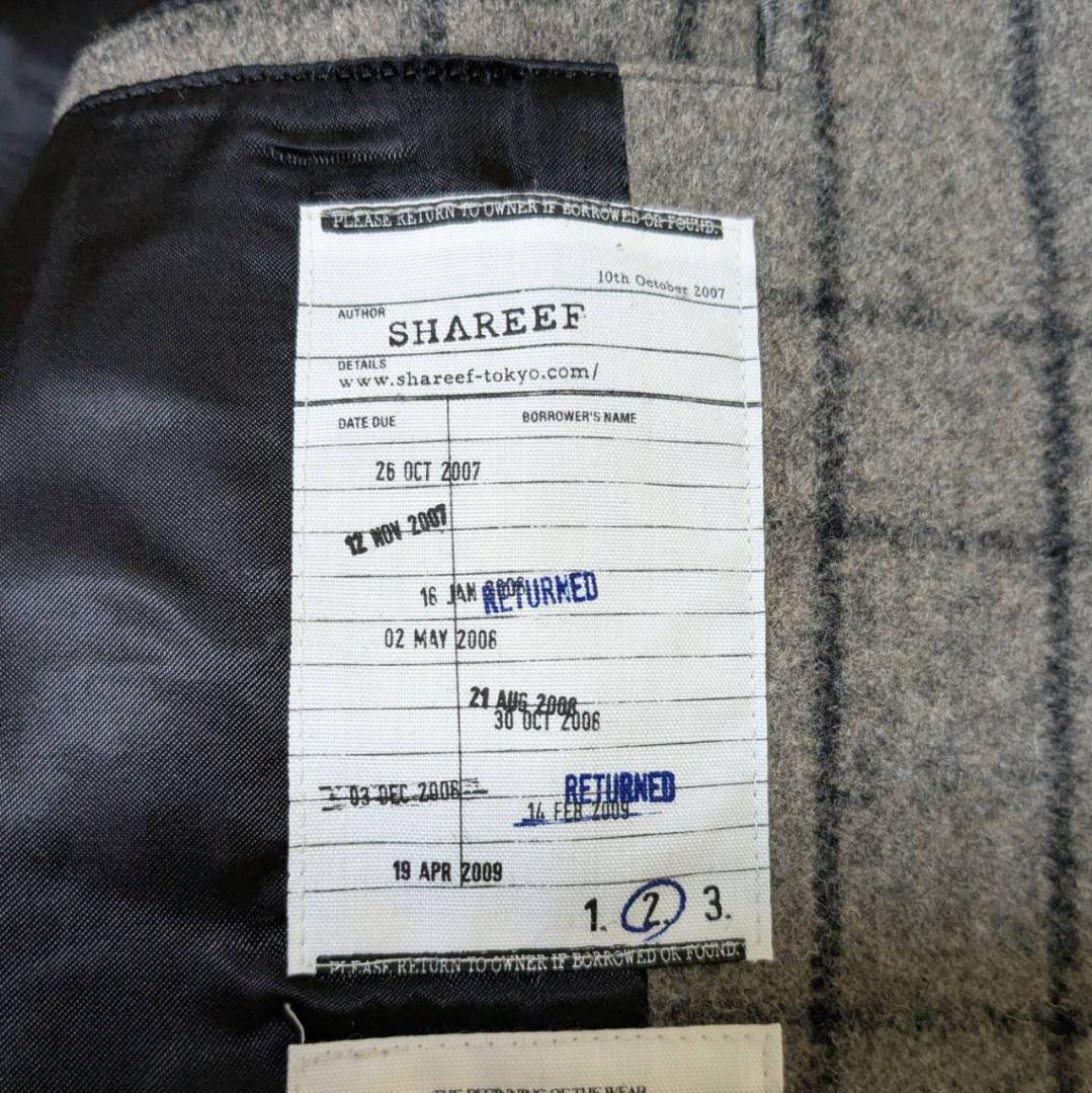 SHAREEF 19AW LONG COAT ロングチェスターコート マキシ丈