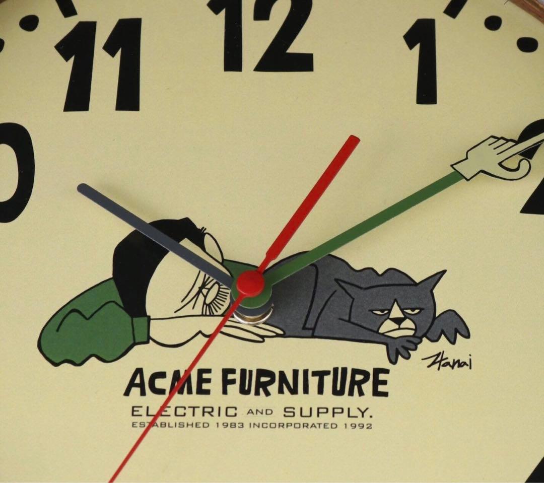 花井祐介× ACME 限定 壁掛け時計 サインあり　yusuke hanai