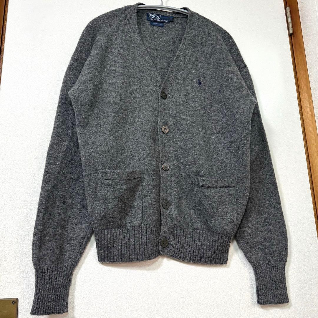 美品 POLO RalphLauren ポロラルフローレン ウール カーディガン
