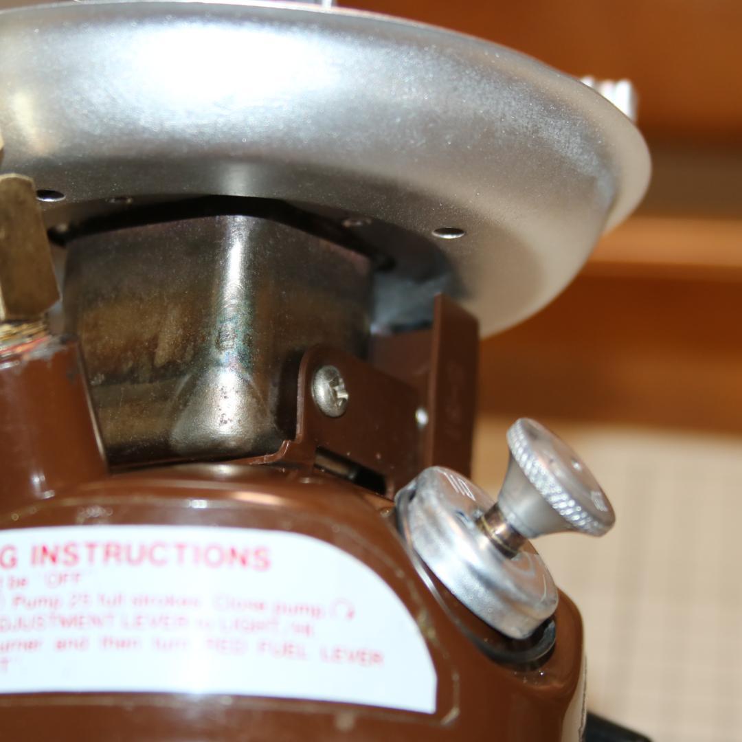 美品　希少　ヴィンテージ　コールマン 400 茶ピーク１　No.42