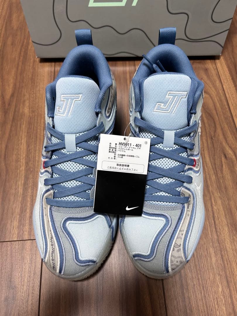 ナイキ　NIKE JORDAN TATUM 3 PF BLUE DENIM 27