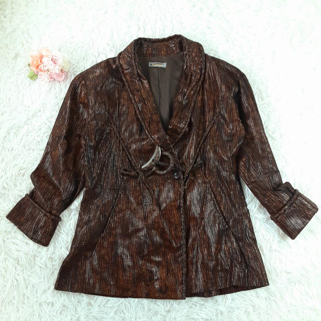 美品◎ISSEY MIYAKE イッセイ ミヤケ レザージャケット ヴィンテージ