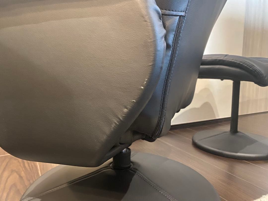 【引き取り限定】東馬 リクライニングチェア パーソナルソファ オットマン付き