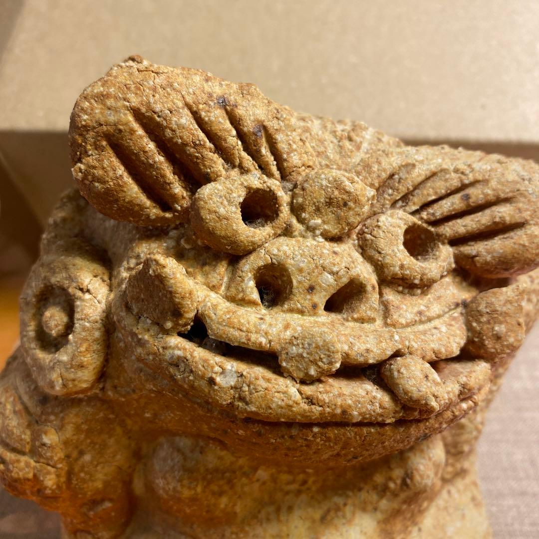 シーサー　鬼　作家もの