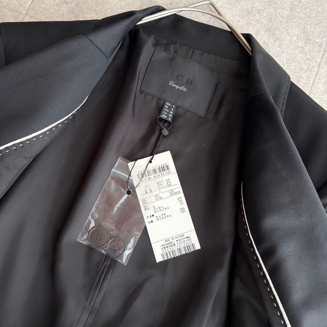 未使用✨iCB complete パンツスーツ ブラック 無地 9号〜11号