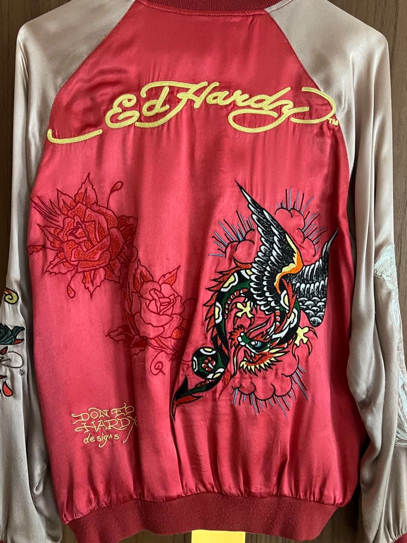 ★エドハーディー　EDHARDY★スカジャン★サイズM