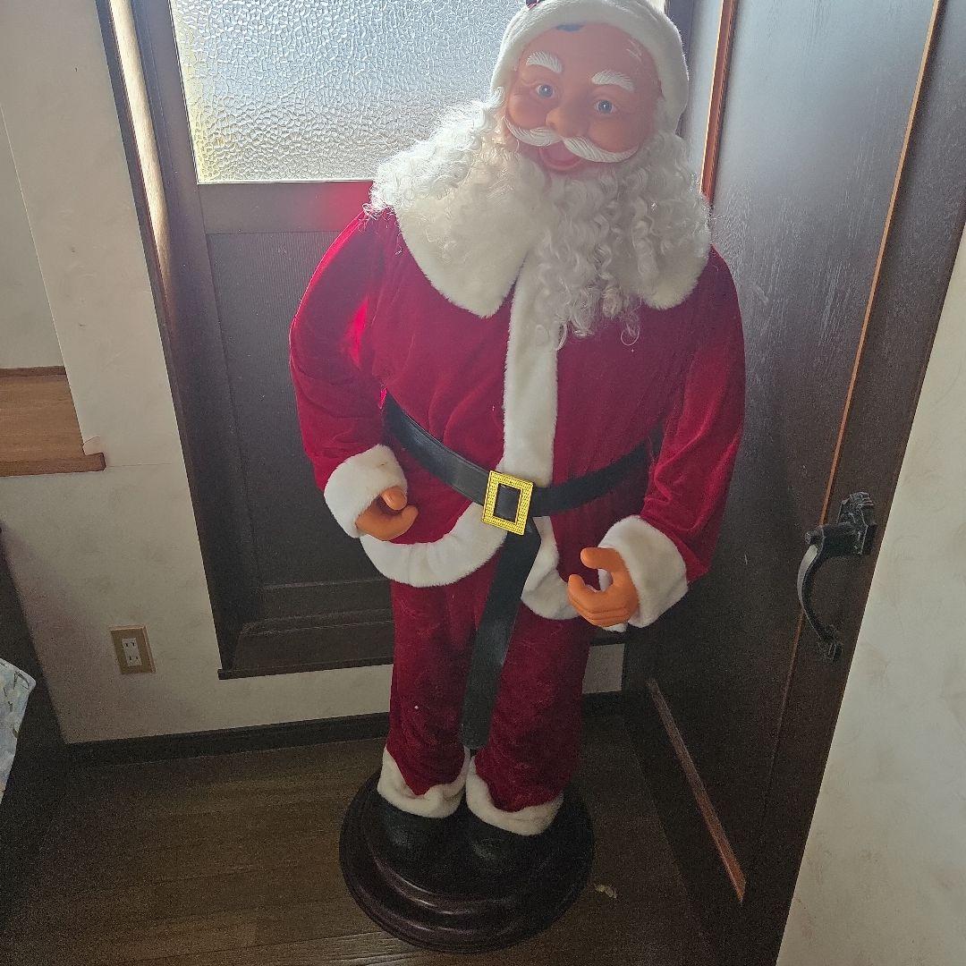 サンタクロース人形 約150cm スタンド付き