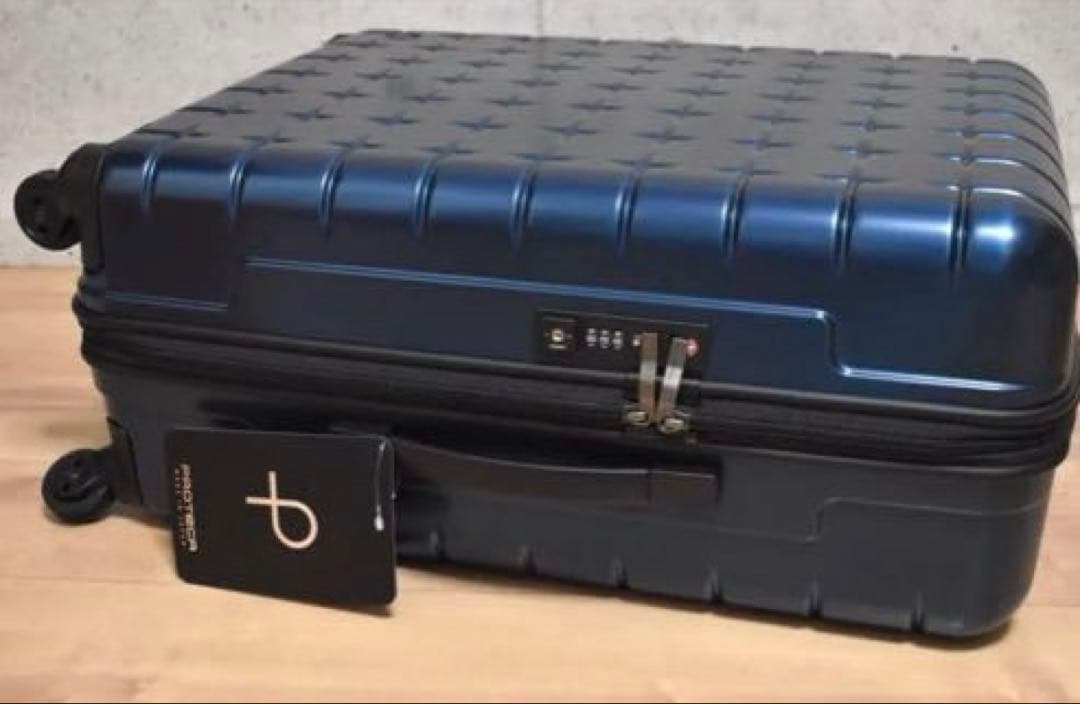 新品 プロテカ 360Ｔメタリック スーツケース 85リットル ネイビー