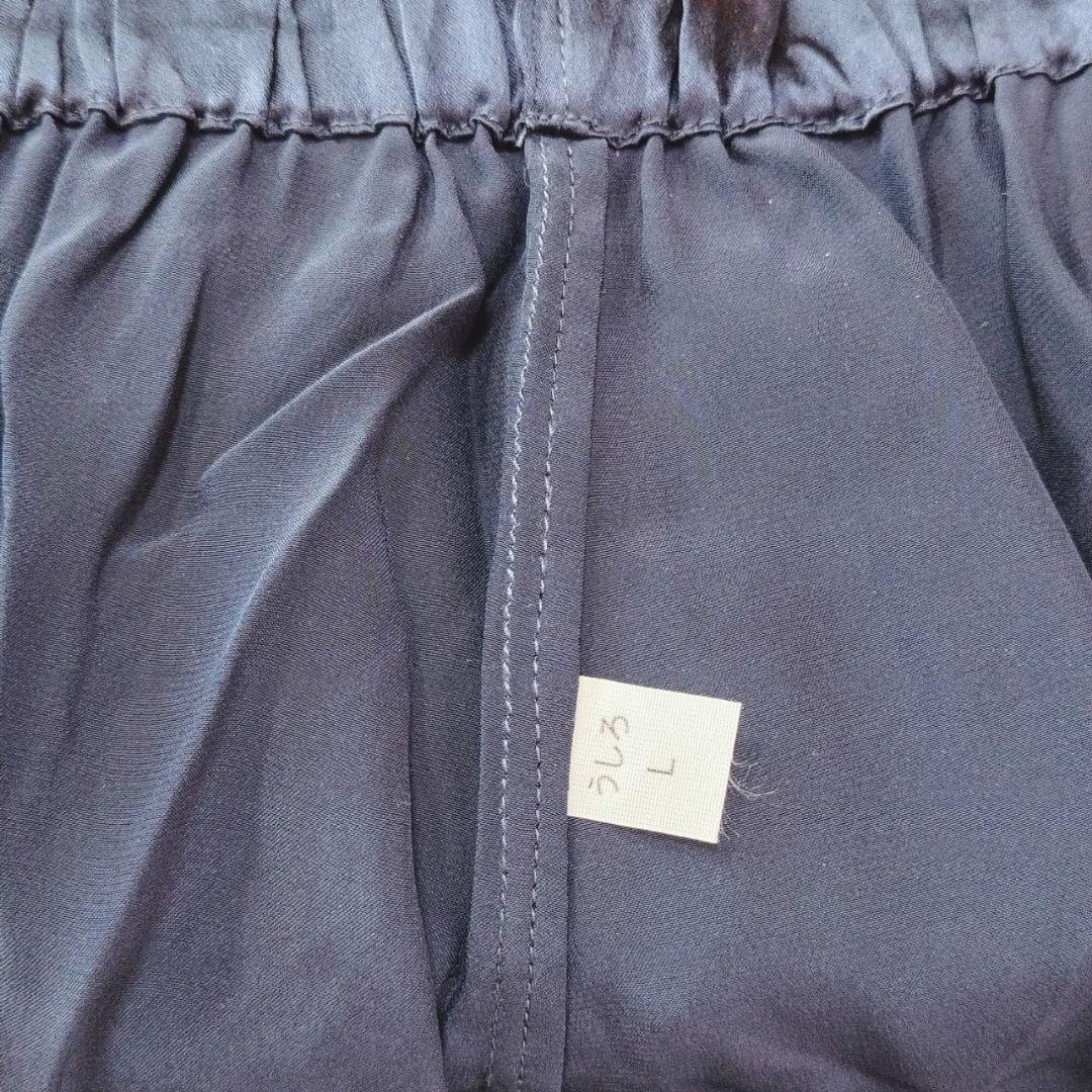 A13/グンゼ【L】パジャマ KaiminNavi快眠ナビ シルク100%