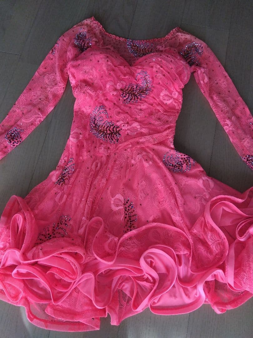 ラ*ラ様 社交ダンス　チャコットドレス