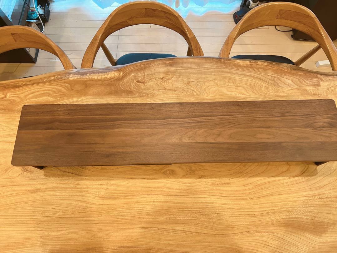 【新品】WORLD GADGETS アメリカンウォールナットデスクシェルフ