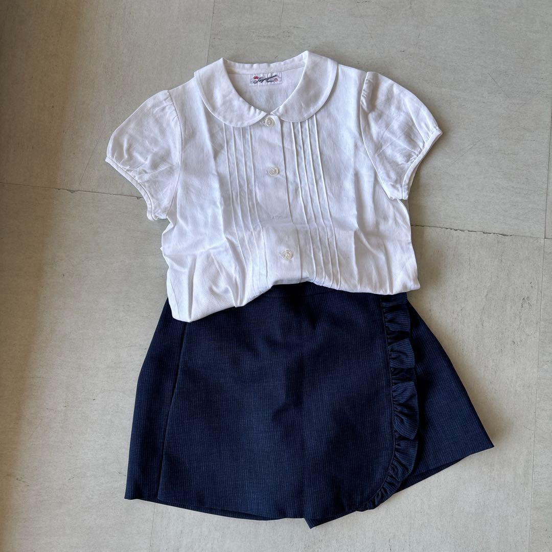 ギンザノサエグサ　ブラウス　キュロット　セット　お受験　120