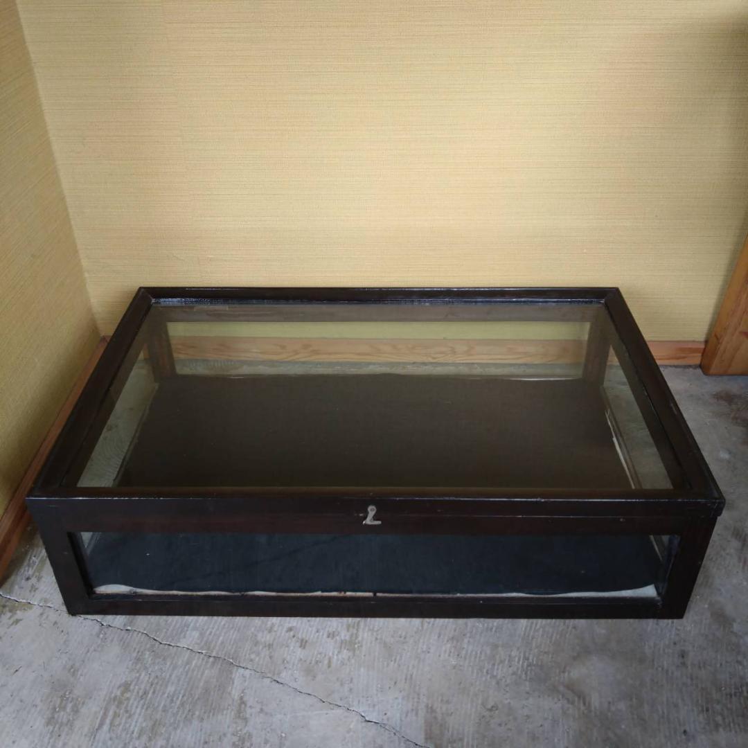木枠　ガラスケース　アクセサリーケース　大