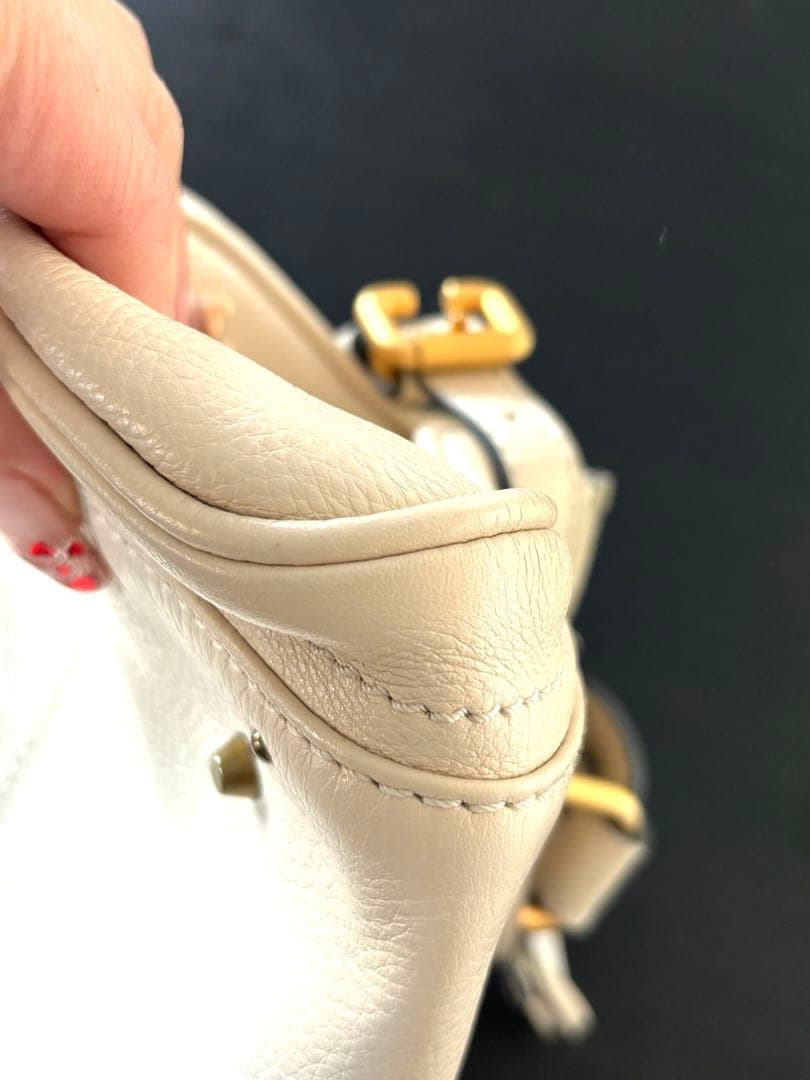 クロエ　パディントン　アイボリー　ホワイト白系　平成ギャル　レトロ　美品