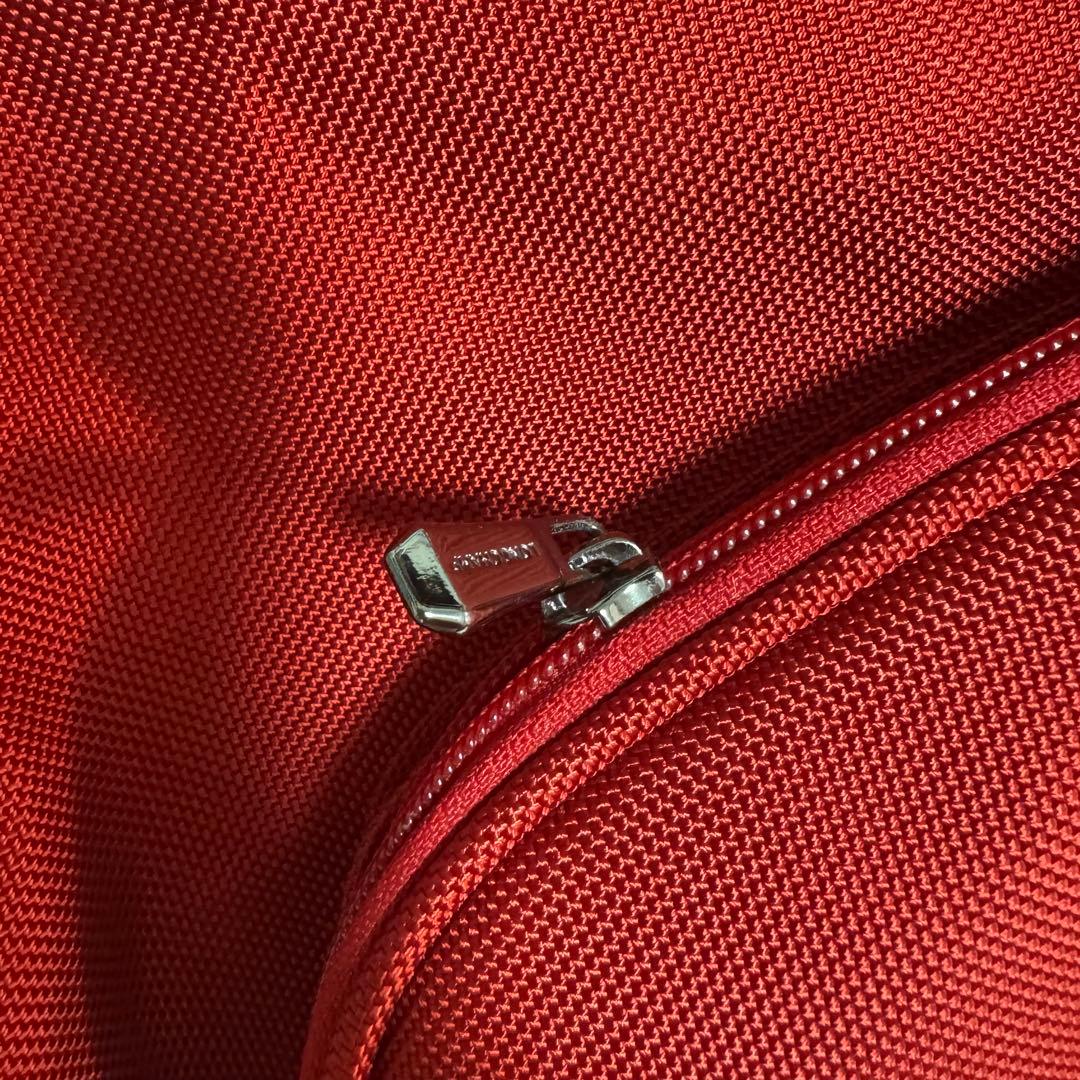 希少・美品 LONGCHAMP ロンシャン ガーメントバッグ レッド ハンガー