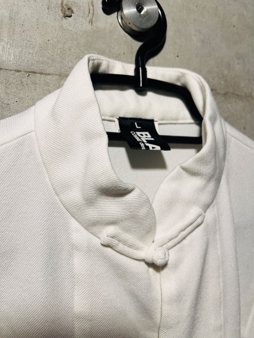 COMME des GARÇONS チャイナシャツ 白 モード ギャルソン