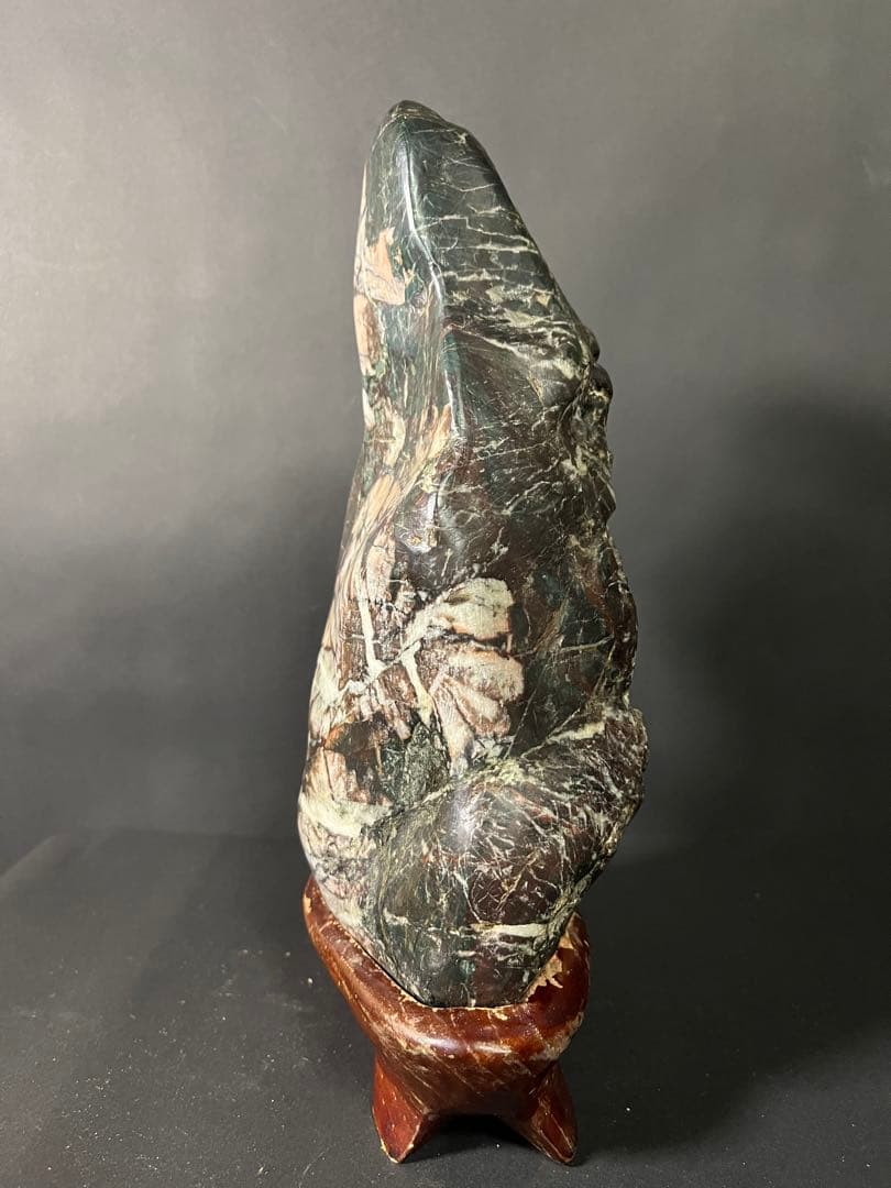 鑑賞石 菊花石 自然石 天然石 水石 盆石 置物 盆栽 インテリア