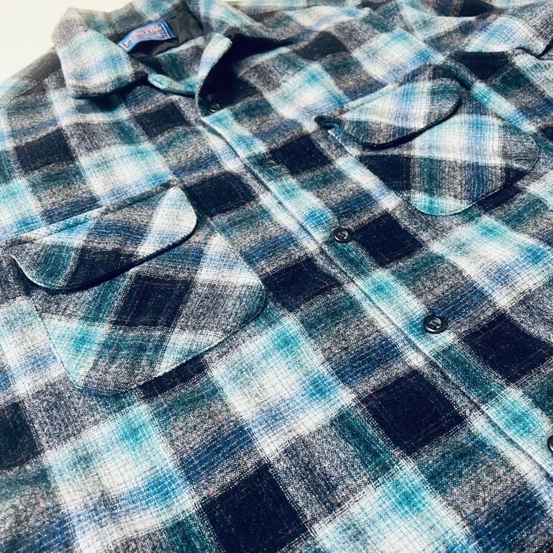 Pendleton 1950s ウールボードシャツ USA製 L