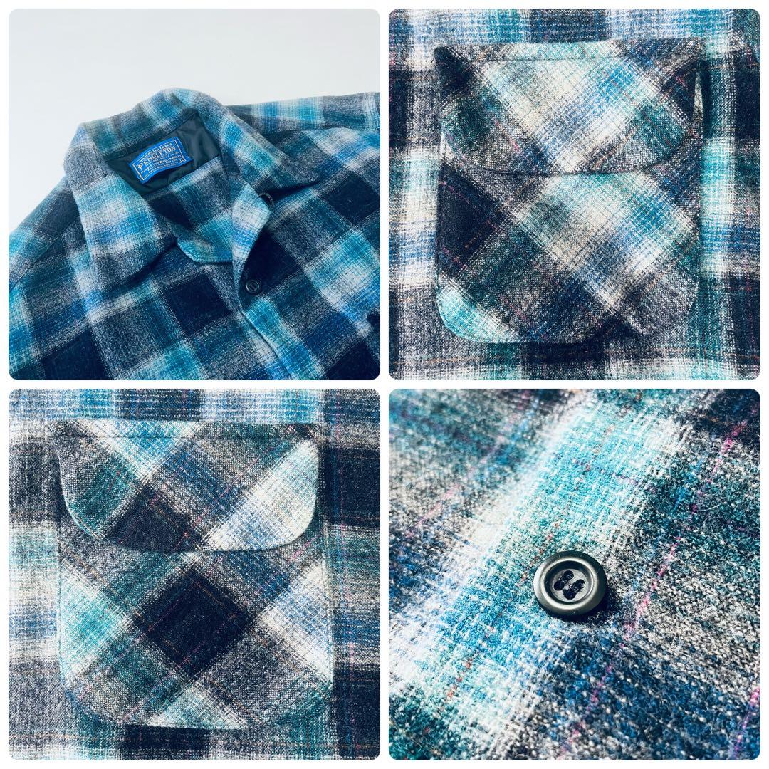 Pendleton 1950s ウールボードシャツ USA製 L