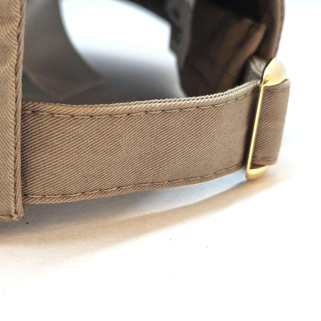 CELINE セリーヌ コットン トリオンフ ベースボール キャップ グレージュ