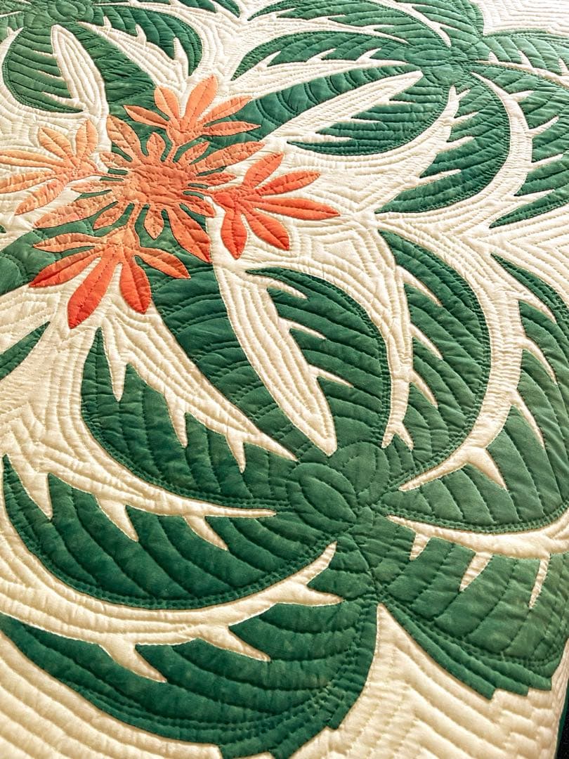 ハワイアンキルトタペストリー