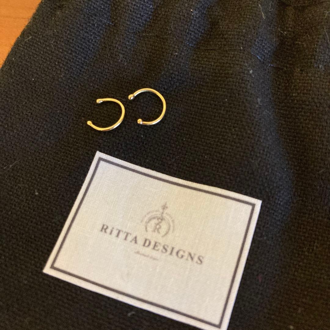 RiTTA Minimum pierce circle K18 2個セット