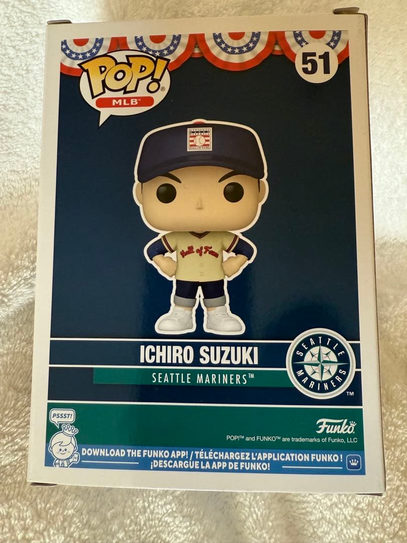 球場限定　マリナーズ　イチロー　野球殿堂　Funko POP ボブルヘッド