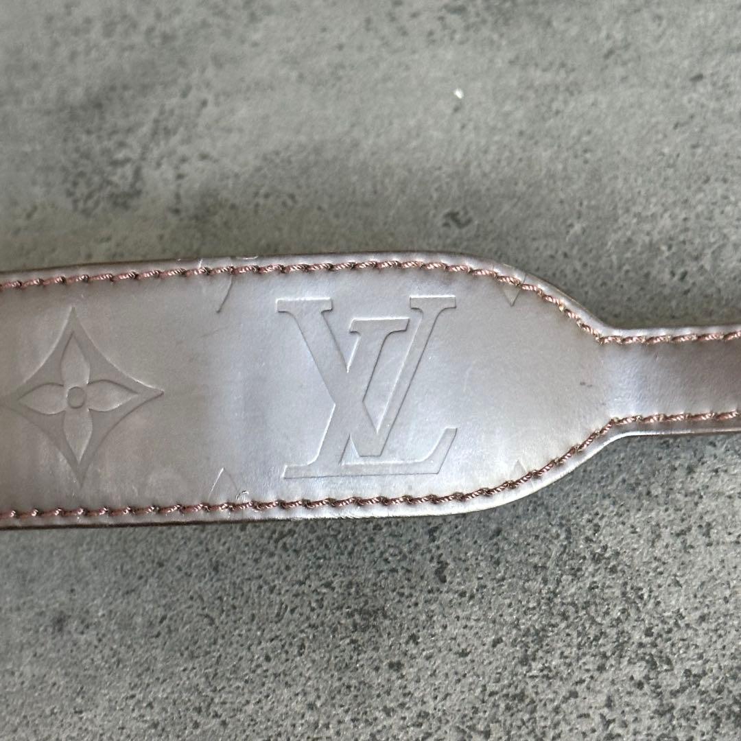 Louis Vuitton モノグラム レザー ブレスレット バングル LV