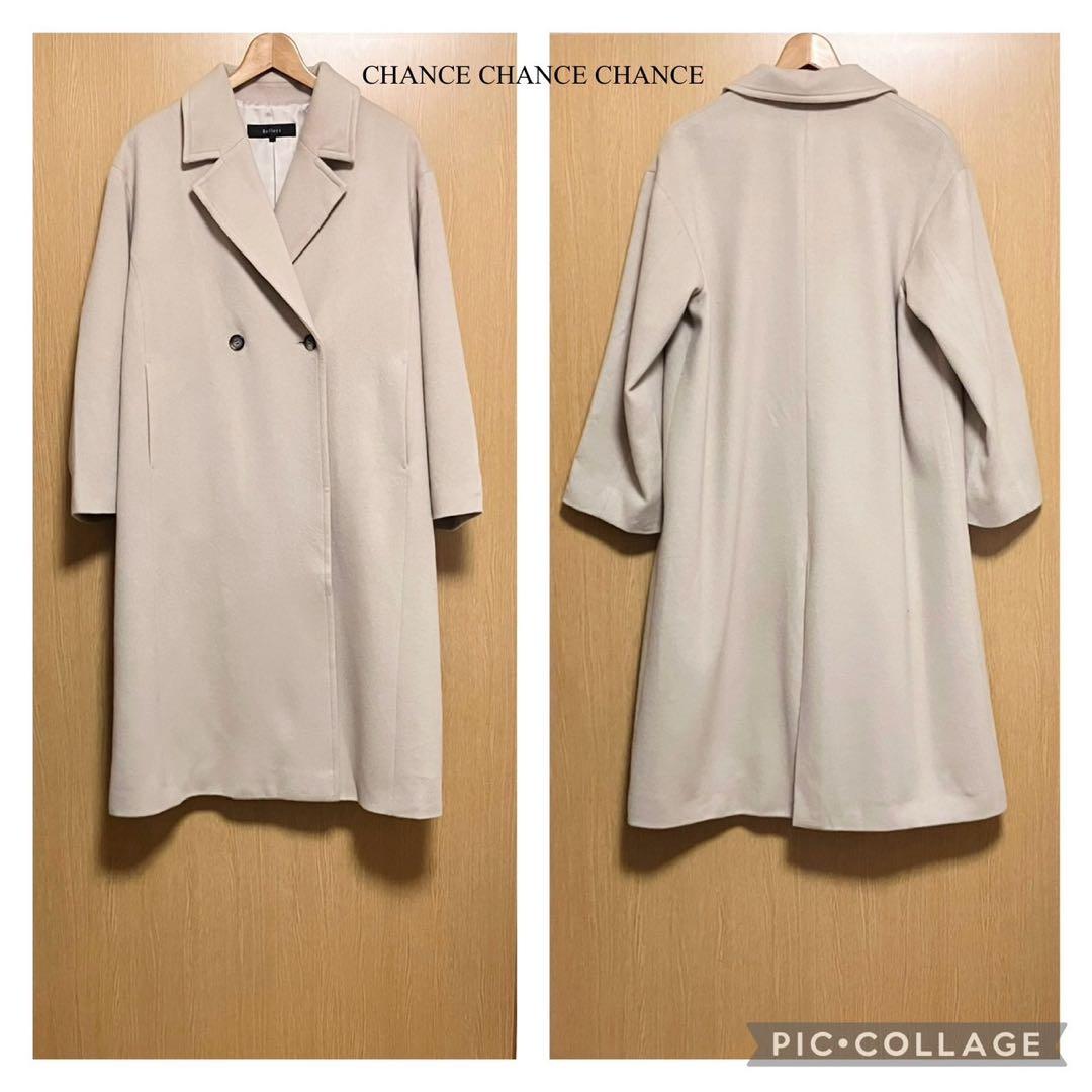 23AW 美品　リフレクト　ロングコート　カシミヤ混　チェスターコート　11