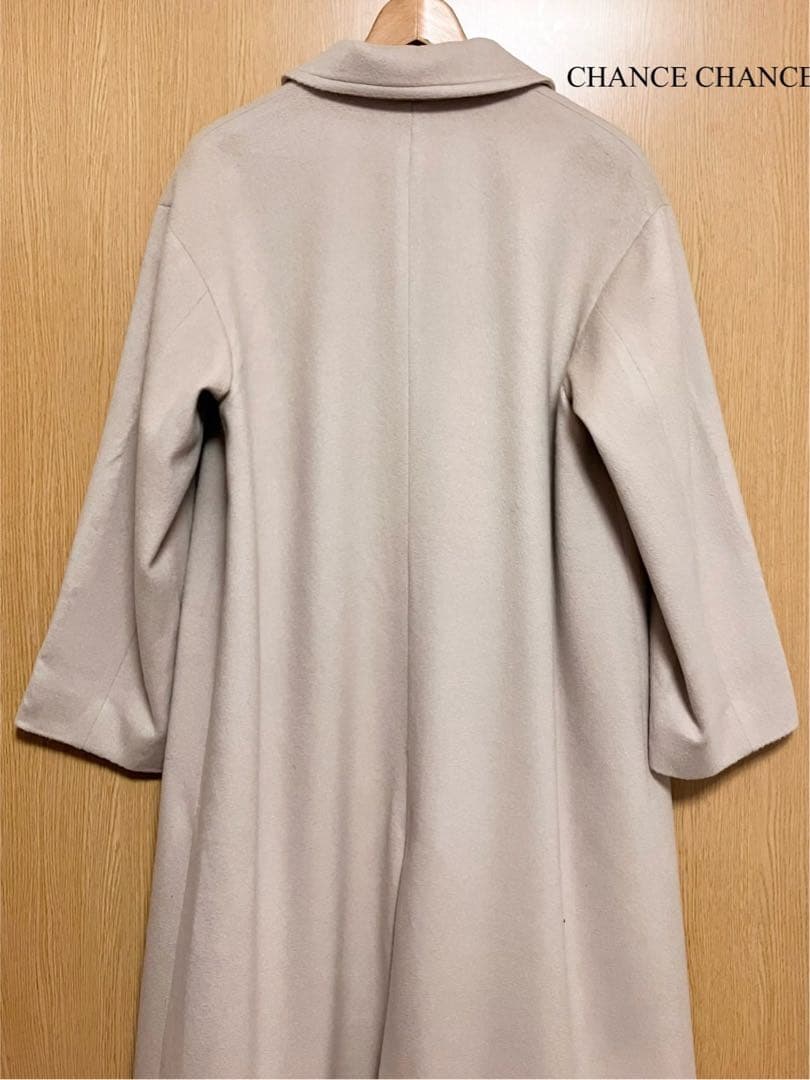 23AW 美品　リフレクト　ロングコート　カシミヤ混　チェスターコート　11