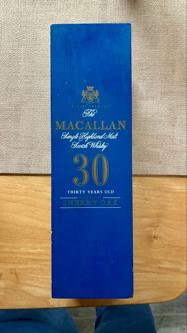 【空瓶】マッカラン30年シェリーオーク　ブルーラベル
