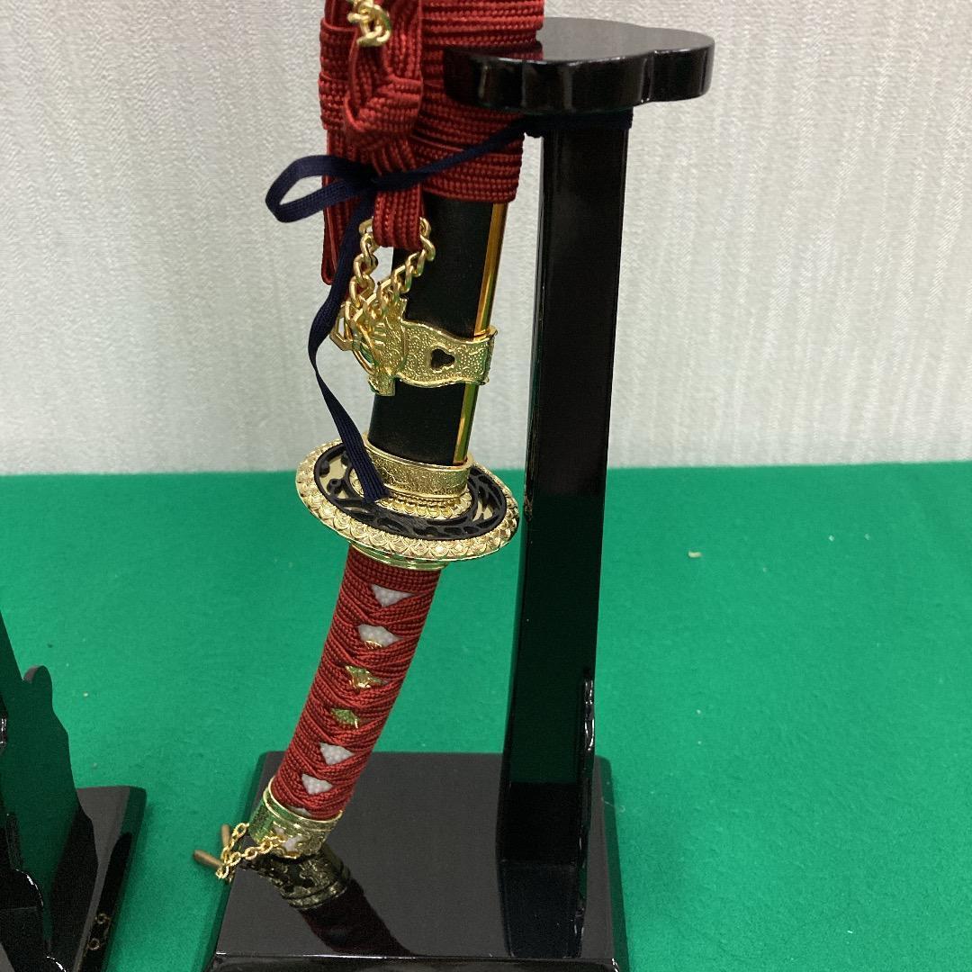 E3　五月人形　弓高さ62㎝位　五月人形弓太刀　五月刀　五月鎧兜飾り