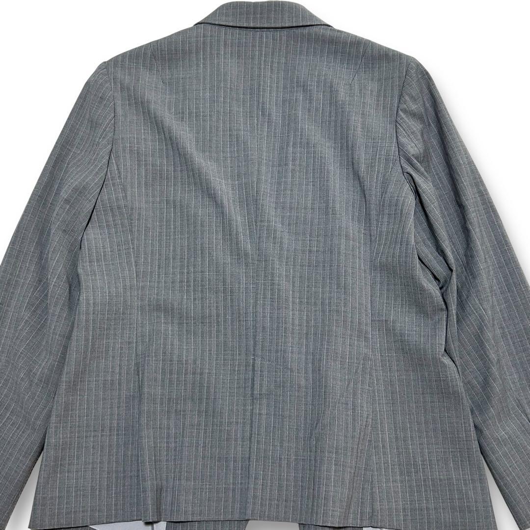 美品✨ 23区 グレー 2XL パンツスーツ 背抜き レディース 大きいサイズ