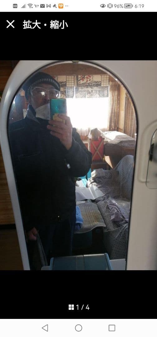 W‼️引取限定ホワイト ドレッサー・鏡台 楕円形ミラードレッサー鏡台